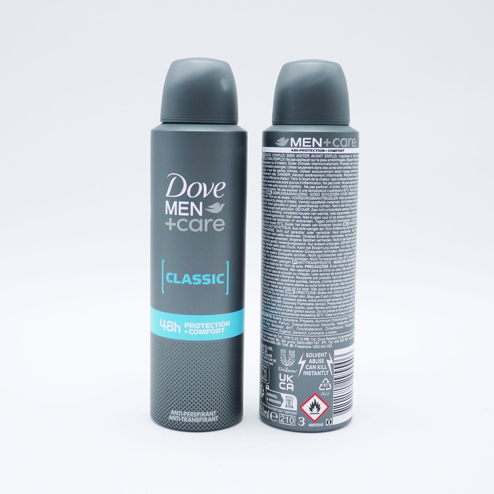 Buy Dove Men Anti Perspirant Aerosol Classic 150ml - Premium Quality Toiletries Online - Product Image Buy Dove Men Anti Perspirant Aerosol Classic 150ml - Premium Quality Toiletries Online - Product Image